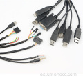 USBA RS232 Macho para abrir el cable